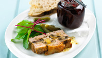 Andepaté med champignon