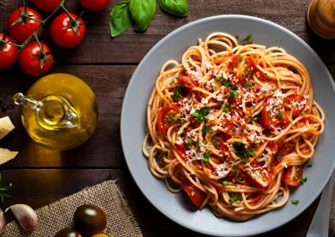 Spaghetti in Tomato Sauce