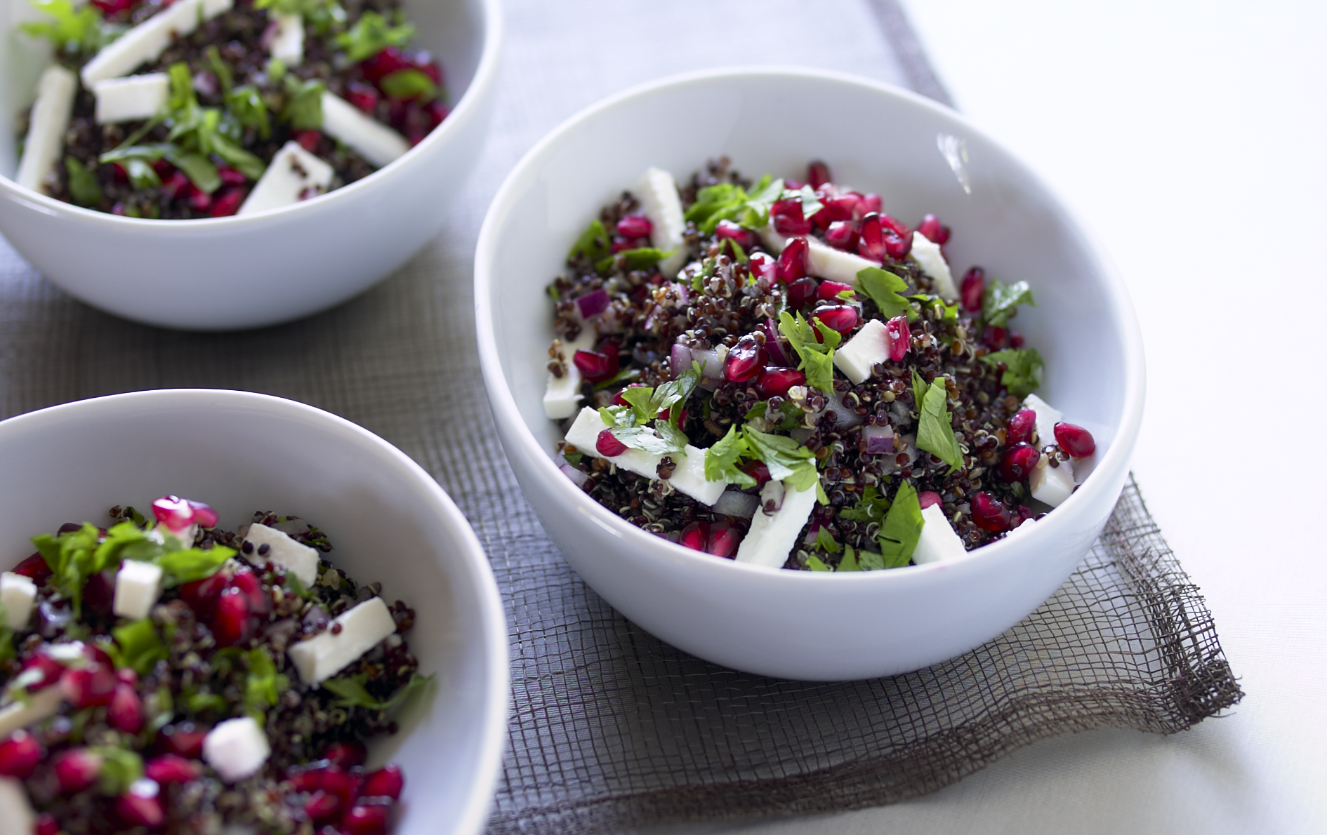 Quinoa-Salat mit Granatapfel