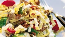 Pasta med örtgrönsaker