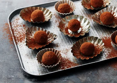 Mörk chokladtryffel