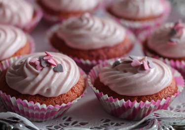 Ystävänpäivän cupcakes
