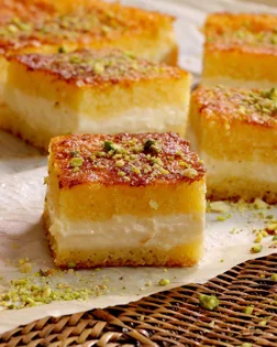 بسبوسة بالكريمة