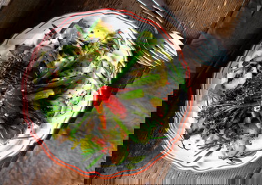 Vihannekset jogurttipedillä