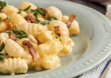 Ñoquis con queso