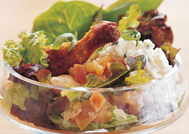 Kycklingsallad med äppelchutney