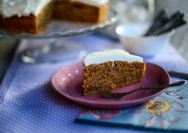 Κέικ καρότου με κρέμα τυριού