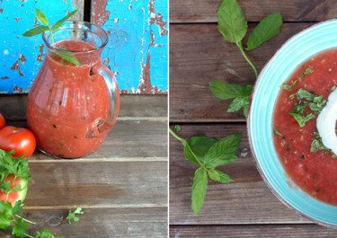 Gazpacho med vannmelon