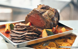 Högrev med smakrik potatisgratäng