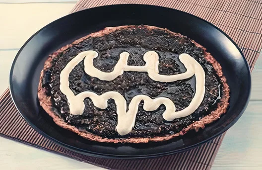 Cheesy Zaatar Batman Flatbread