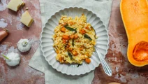 Butternut squash risotto