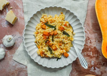 Butternut squash risotto