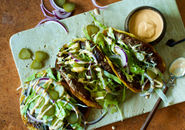 Cheeseburger taco
