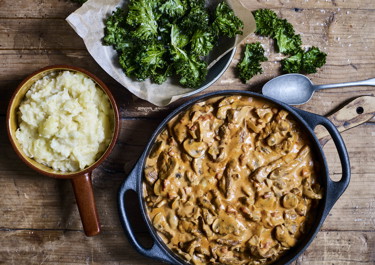 Bøf stroganoff