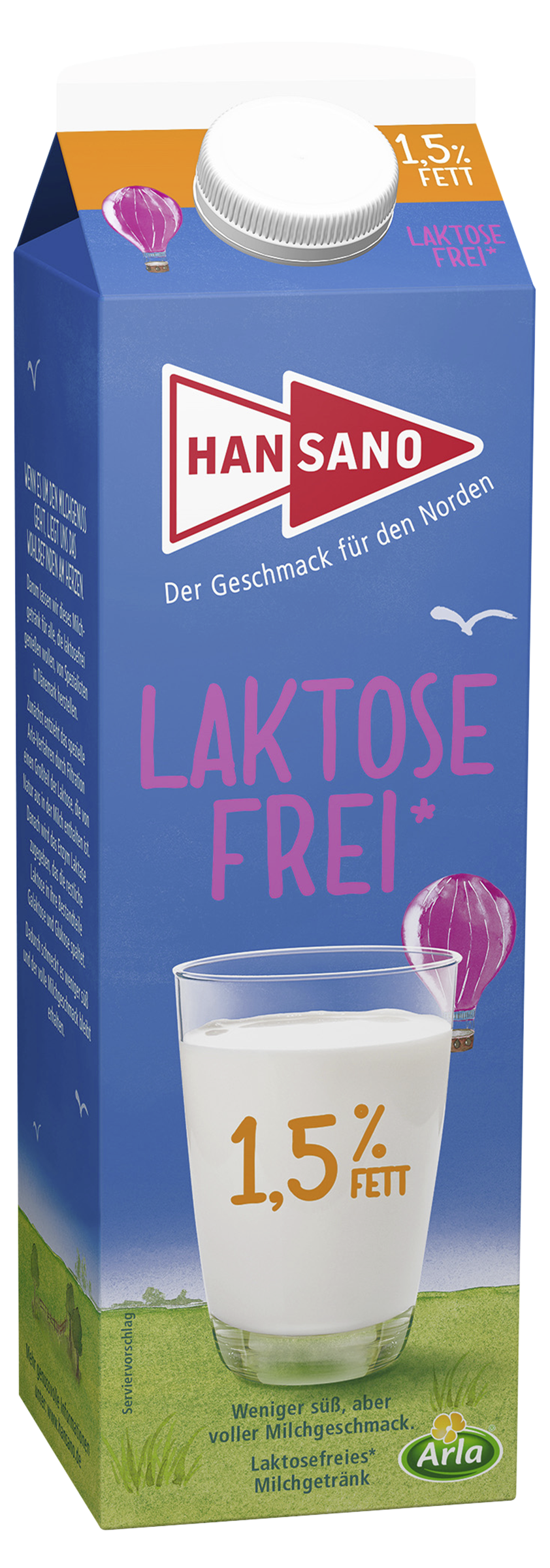 Laktosefrei 1,5% 1L