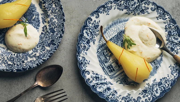 Vanille-oranje crème van skyr