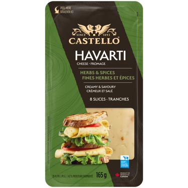 Castello® Herbs & Spices Havarti Slices