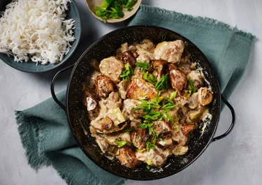 Creamy mushroom chicken