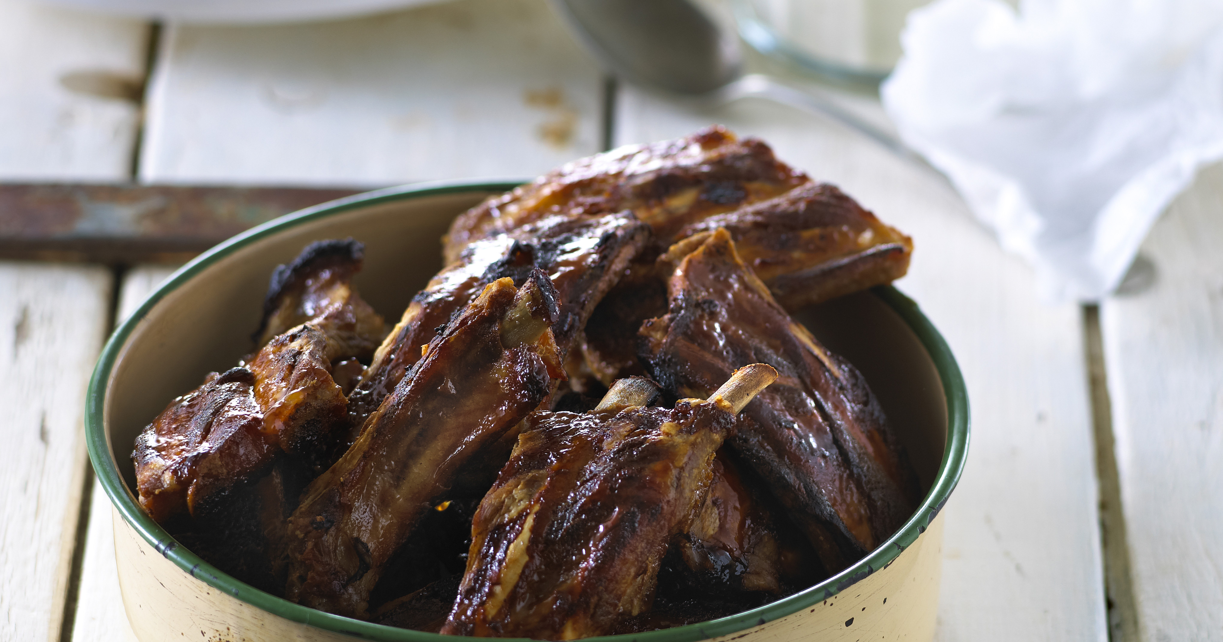 Grillstegte ribben