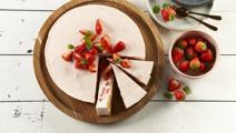 Jordbærcheesecake