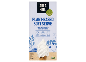Arla Pro Plant-Based Soft Serve Vanilla Flavoured Liquid Soft Ice Mix 2L