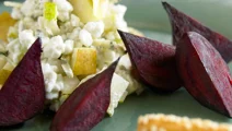 Rostade rödbetor med ostkräm