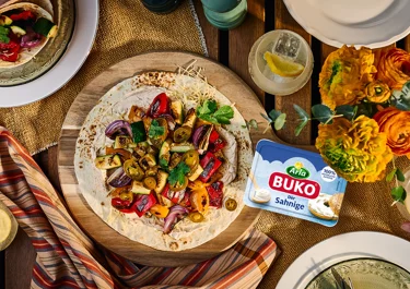 Wraps mit gegrilltem Gemüse