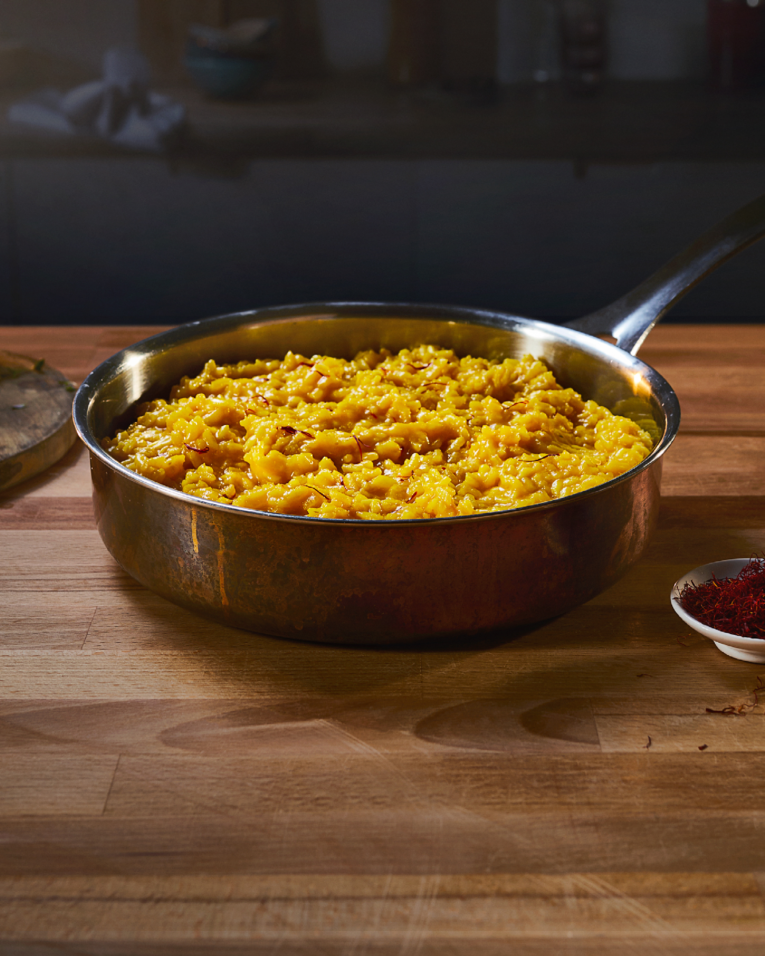 Risotto con zafferano e parmigiano