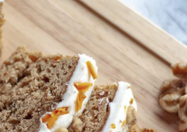 Carrot cake, bizcocho con pulpa de zanahoria