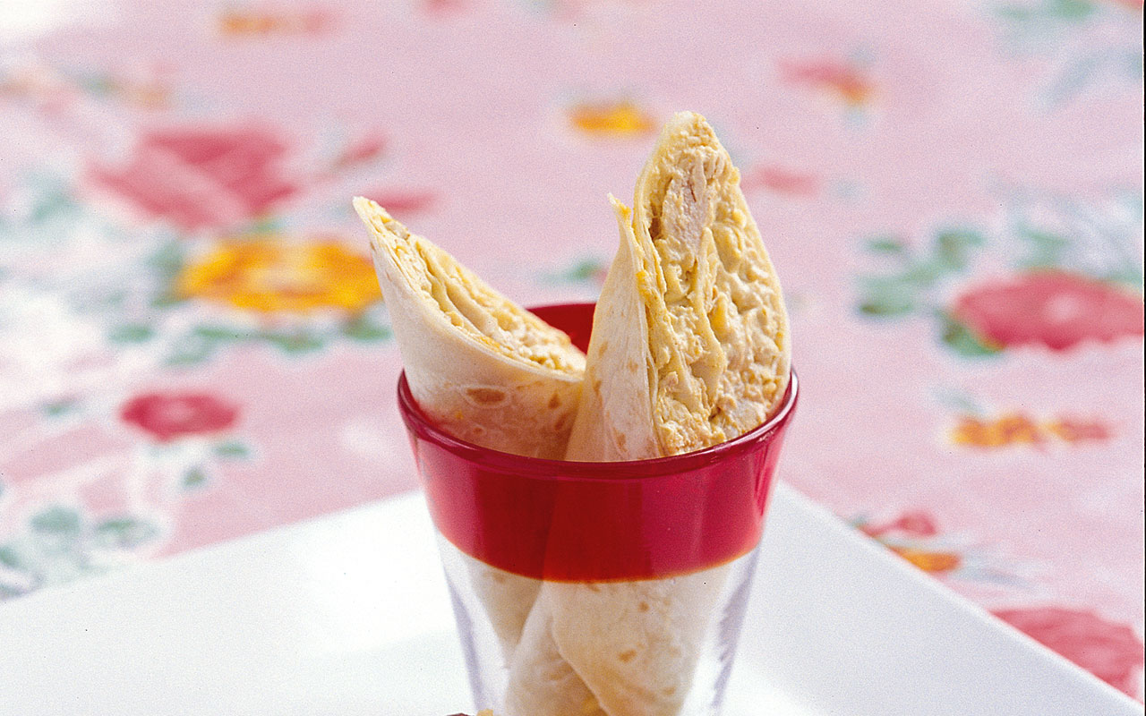 Orientalisk currywrap