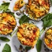 Matmuffins med cottage cheese, sötpotatis och spenat