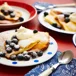 Citronpannkaka med blåbär och smetana
