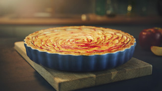 Äppelkaka med frangipane