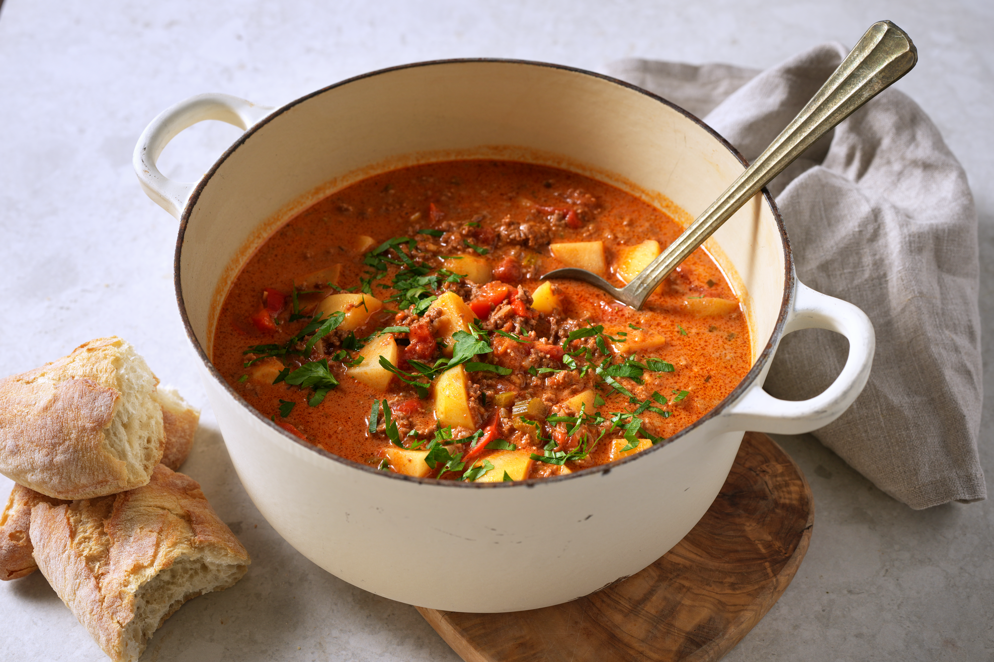 Köttfärsgryta med potatis 