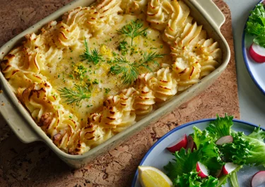 Klassisk fiskgratäng