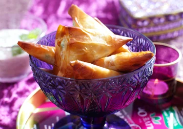 Samosa's met muntraita