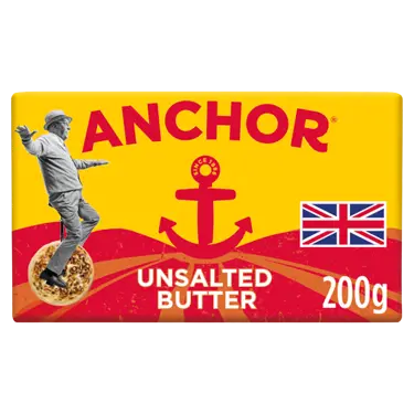 Anchor Unsalted Butter Block 200g