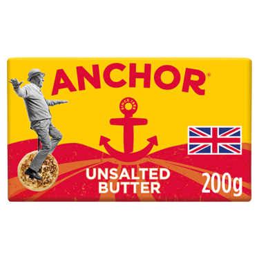 Anchor Unsalted Butter Block 200g