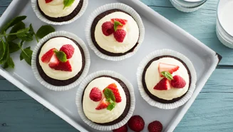 Chokladmuffins med frosting