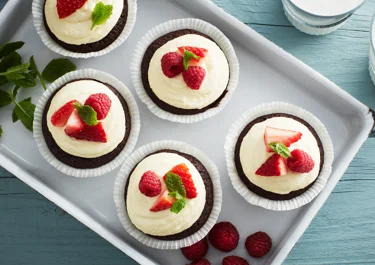 Chokladmuffins med frosting