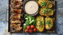 Kamben med BBQ-sås
