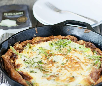 Asparagus frittata