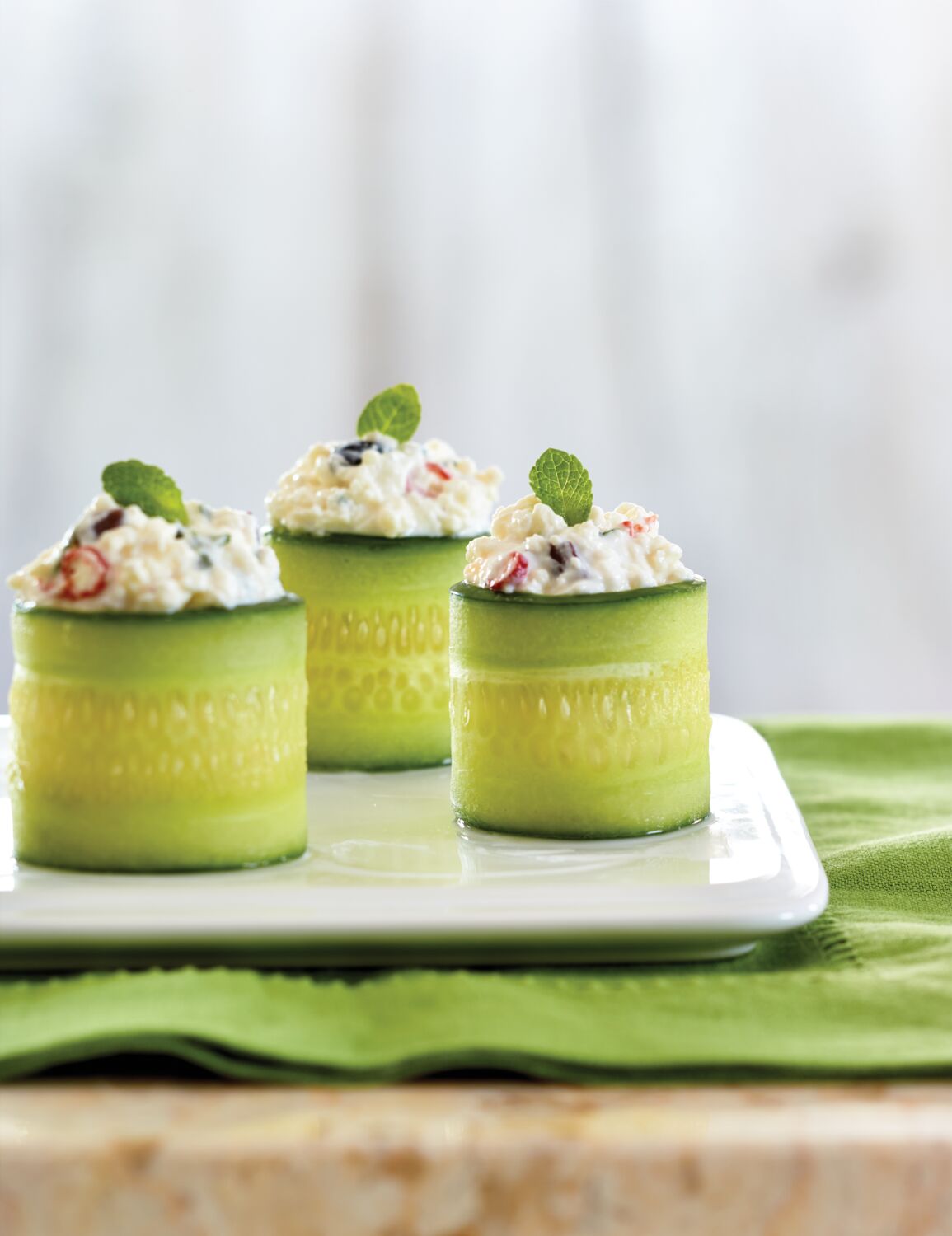Tre Stelle® Feta Filled Cucumber Rolls