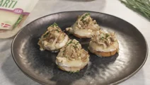 Bocaditos de calabaza con nueces y queso