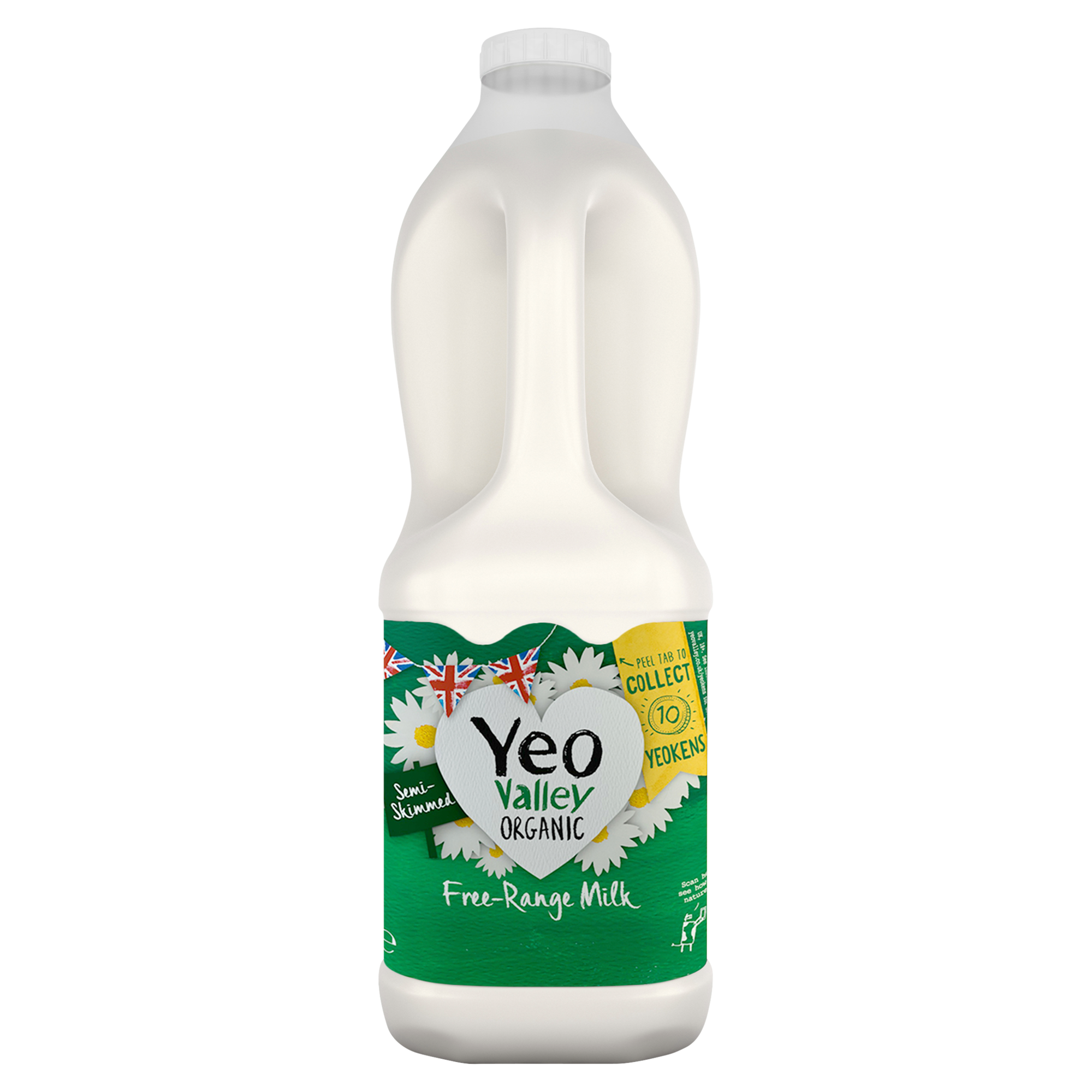 Yeo Valley Organic Semi Skimmed Milk 2L