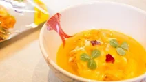 Sopa de fideos con verduras
