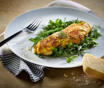 Omelet med ost