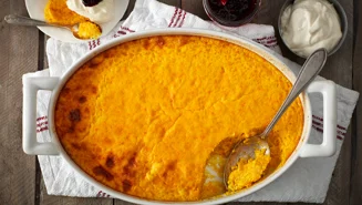 Saffranspannkaka från Ljugarn