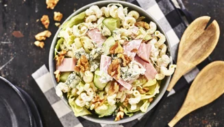 Pastasallad med ädelost