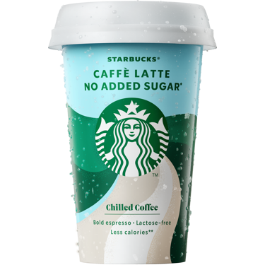 Starbucks Caffè Latte No Added Sugar - Chilled Classics 220ml